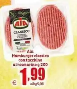 Elite Aia Hamburger classico con tacchino al rosmarino offerta