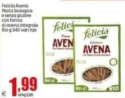 Elite Felicia Pasta biologica e senza glutine con farina di avena integrale offerta