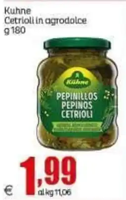 Elite Kuhne Cetrioli in agrodolce offerta