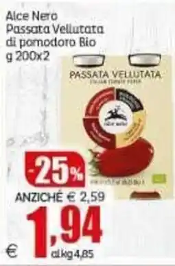 Elite Alce Nero Passata Vellutata di pomodoro Bio offerta