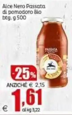 Elite Alice Nero Passata di pomodoro Bio offerta