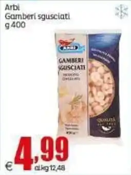 Elite Arbi Gamberi sgusciati offerta