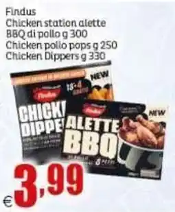 Elite Findus Chicken station alette BBQ di pollo offerta