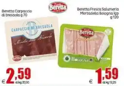 Elite Beretta Carpaccio di bresaola offerta
