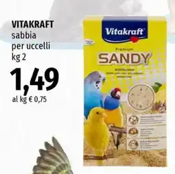 Famila Superstore Vitakraft sabbia per uccelli offerta