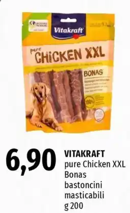 Famila Superstore Vitakraft pure Chicken XXL Bonas bastoncini masticabili offerta
