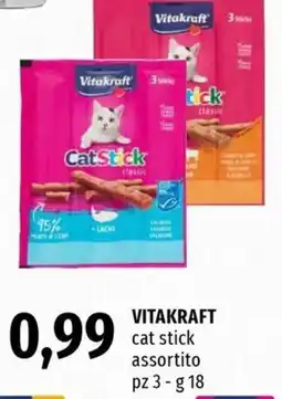 Famila Superstore Vitakraft cat stick assortito offerta