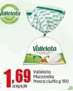 Elite Vallelata Mozzarella fresca ciuffo offerta