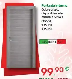 Bricoware Porta da interno offerta