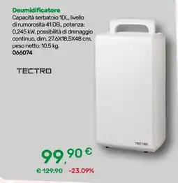 Bricoware Deumidificatore Tectro offerta