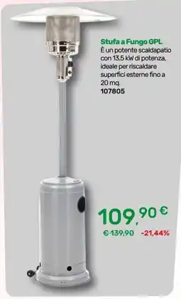 Bricoware Stufa a Fungo GPL offerta