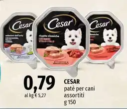 Famila Superstore Cesar patè per cani offerta