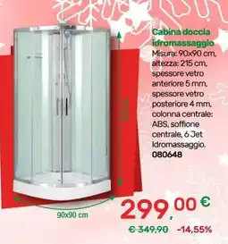 Bricoware Cabina doccia idromassaggio offerta