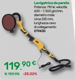 Bricoware Levigatrice da parete offerta