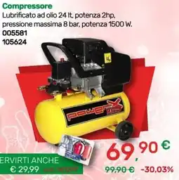 Bricoware Compressore Power X offerta