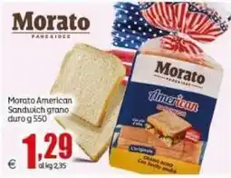 Elite Morato American Sandwich grano duro offerta