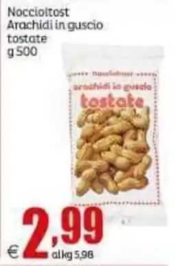 Elite Nocciolost Arachidi in guscio tostate offerta