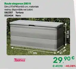 Bricoware Baule elegance 280 lt Toomax offerta