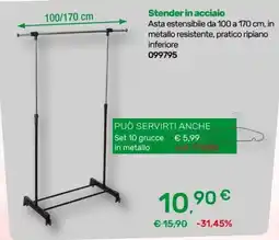 Bricoware Stender in acciaio offerta