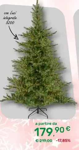 Bricoware Albero di Natale con luci integrate 5200 offerta