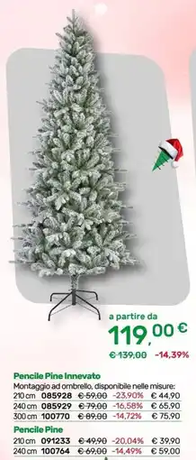 Bricoware Pencile Pine Innevato offerta