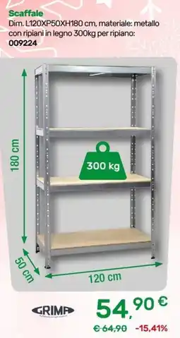Bricoware Scaffale Grima offerta