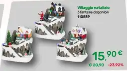 Bricoware Villaggio natalizio offerta