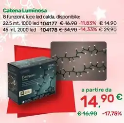 Bricoware Catena Luminosa offerta