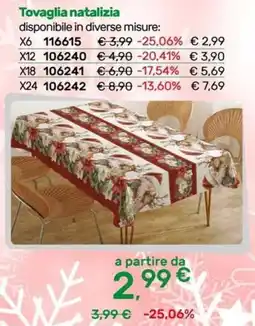 Bricoware Tovaglia natalizia offerta