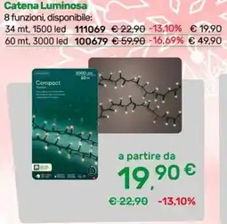 Bricoware Catena Luminosa offerta