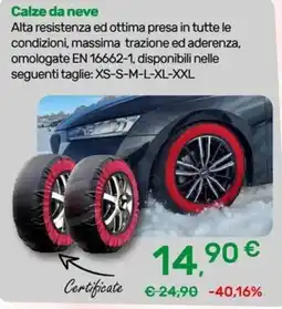 Bricoware Calze da neve offerta