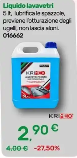 Bricoware Liquido lavavetri Krimex offerta