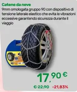 Bricoware Catene da neve offerta