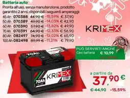 Bricoware Batteria auto Krimex offerta