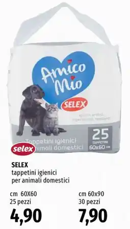 Famila Superstore Selex tappetini igienici per animali domestici offerta