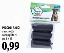 Famila Superstore Piccoli Amici sacchetti raccolgelifeci offerta