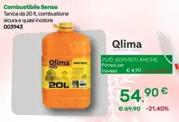 Bricoware Combustibile Sense Qlima offerta