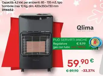 Qlima riscaldatore a gas