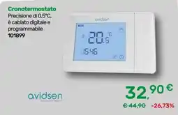 Bricoware Cronotermostato avidsen offerta