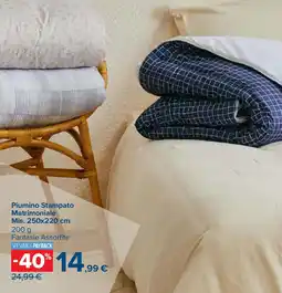 Carrefour Market Piumino Stampato Matrimoniale offerta