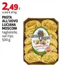 Coop Master Alleanza 3.0 Pasta all'uovo Luciana Mosconi offerta
