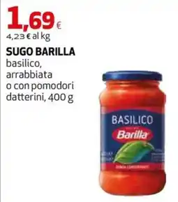 Coop Master Alleanza 3.0 Sugo Barilla basilico, arrabbiata o con pomodori datterini offerta