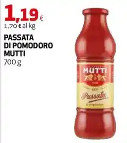 Coop Master Alleanza 3.0 Passata di pomodoro Mutti offerta