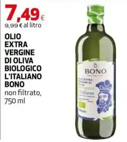 Coop Master Alleanza 3.0 Olio extra vergine di oliva biologico l'italiano bono offerta