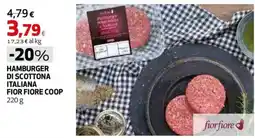 Coop Master Alleanza 3.0 Hamburger di scottona italiana Fior Fiore Coop offerta