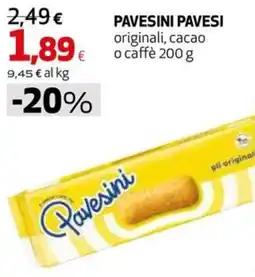 Coop Master Alleanza 3.0 Pavesini Pavesi originali offerta