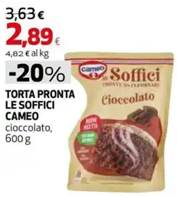 Coop Master Alleanza 3.0 Torta pronta le soffici cameo cioccolato offerta