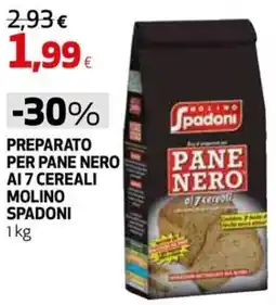 Coop Master Alleanza 3.0 Preparato per pane nero ai 7 cereali Molino Spadoni offerta