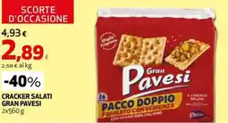 Coop Master Alleanza 3.0 Cracker salati Gran Pavesi offerta