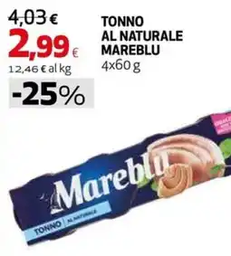 Coop Master Alleanza 3.0 Tonno al naturale Mareblu offerta